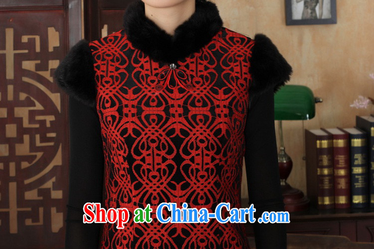 In accordance with the situation in Winter spring new improved Chinese qipao lace stitching sleeveless dresses beauty as shown in Figure 2 XL pictures, price, brand platters! Elections are good character, the national distribution, so why buy now enjoy more preferential! Health