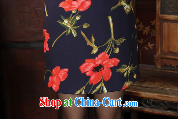 In accordance with the conditions in winter, new Chinese qipao retro improved the collar flower stitching beauty sleeveless cheongsam dress as figure 2 XL pictures, price, brand platters! Elections are good character, the national distribution, so why buy now enjoy more preferential! Health