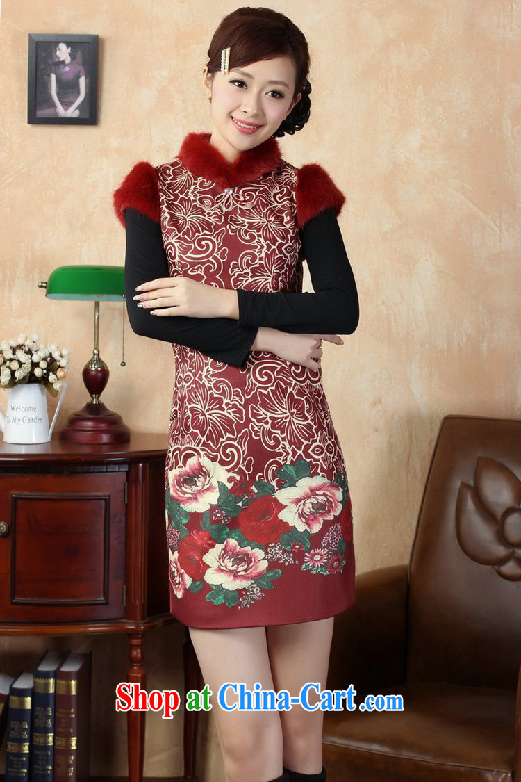 In accordance with the situation in Winter spring new improved qipao, for stitching color inkjet sleeveless dresses beauty as shown in Figure 2 XL pictures, price, brand platters! Elections are good character, the national distribution, so why buy now enjoy more preferential! Health