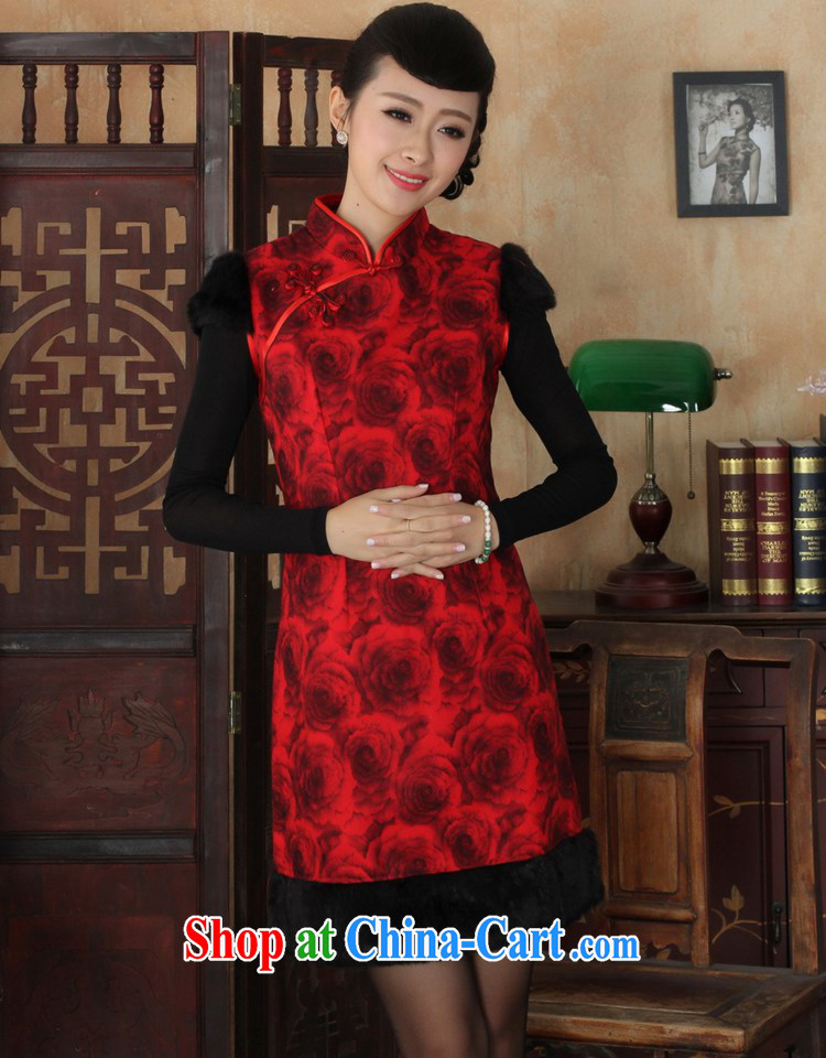 In accordance with the conditions and in winter new improved qipao, for a tight budget poster sleeveless Cultivating Female cheongsam dress as figure 2 XL pictures, price, brand platters! Elections are good character, the national distribution, so why buy now enjoy more preferential! Health