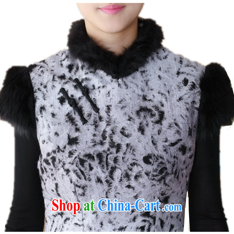 To Green, the winter new female Chinese qipao damask edges, stamp duty for cheongsam dress - 10 #3 XL, green, and shopping on the Internet