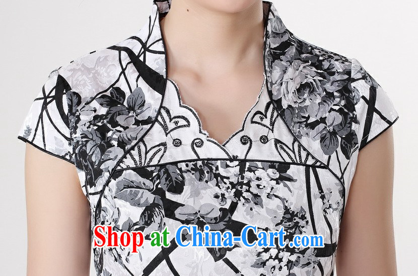 cheongsam dress summer stylish new cultivating short-sleeved retro-day gathering, qipao dress picture color XXL pictures, price, brand platters! Elections are good character, the national distribution, so why buy now enjoy more preferential! Health