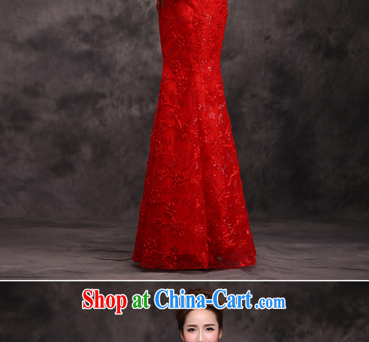 J. MIA toast Service Bridal Fashion 2015 New Red wedding dresses fall short-sleeved Chinese Dress Long Red Beauty S pictures, price, brand platters! Elections are good character, the national distribution, so why buy now enjoy more preferential! Health