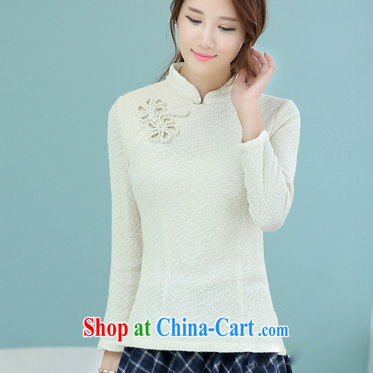 Jack Plug, spring and summer female new knitting manual tie Yuanyang flowers, for Chinese long-sleeved T-shirt Chinese light, light green XXL pictures, price, brand platters! Elections are good character, the national distribution, so why buy now enjoy more preferential! Health