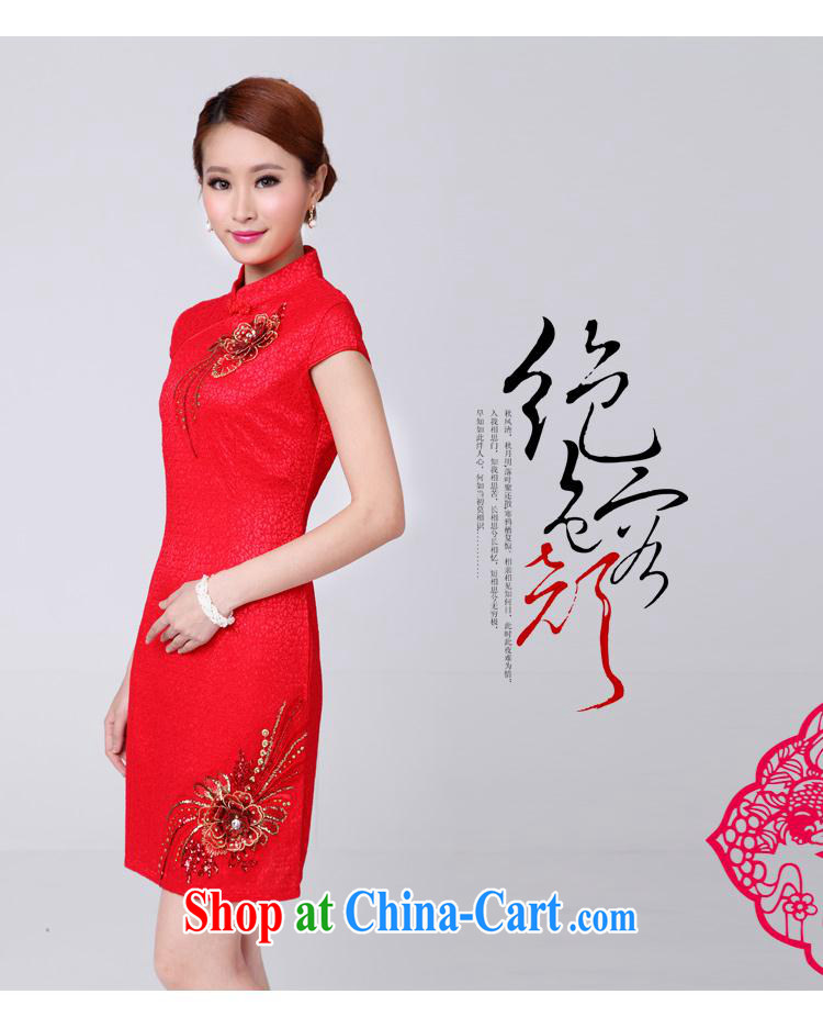 Catherine's flower child 2015 fashion dress bridal toast serving short red, marriage dresses autumn red XXL pictures, price, brand platters! Elections are good character, the national distribution, so why buy now enjoy more preferential! Health