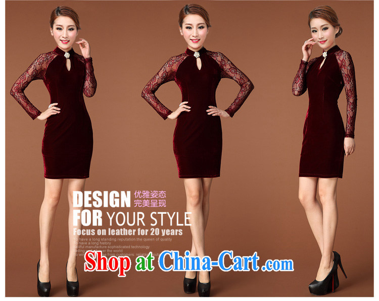 Lin's Flower Spring 2015 in Europe and won a wind OL retro dresses lace spell receive waist dress black XL pictures, price, brand platters! Elections are good character, the national distribution, so why buy now enjoy more preferential! Health