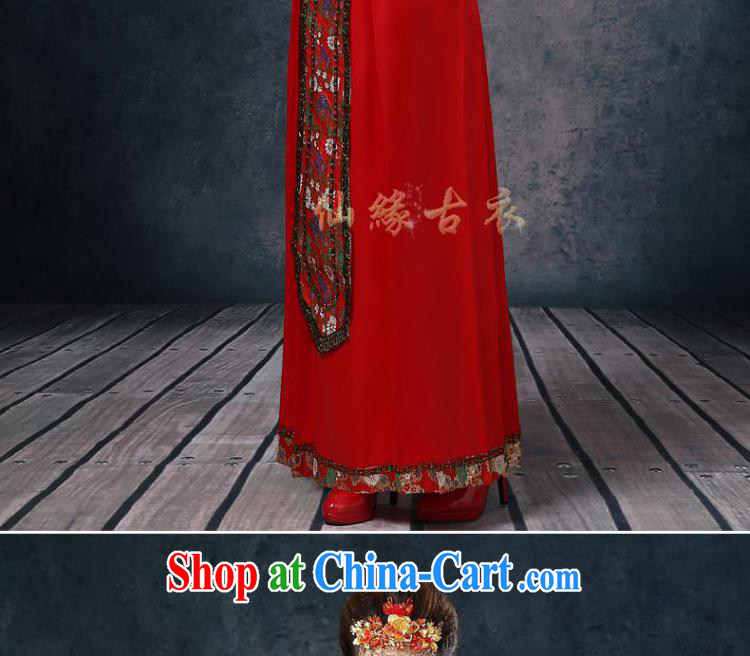Show reel Service Bridal wedding dress red Chinese Antique long-sleeved long serving toast wedding dresses show kimono Dragon pregnant women use to wear, dresses summer dresses red XL pictures, price, brand platters! Elections are good character, the national distribution, so why buy now enjoy more preferential! Health
