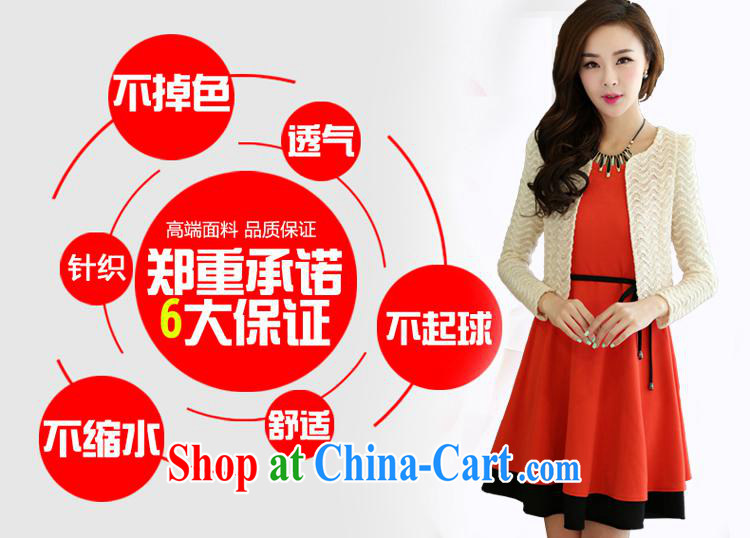 Ya-ting fall 2014 Women's clothes new Korean style beauty skirt long-sleeved two-piece dresses orange XXL pictures, price, brand platters! Elections are good character, the national distribution, so why buy now enjoy more preferential! Health