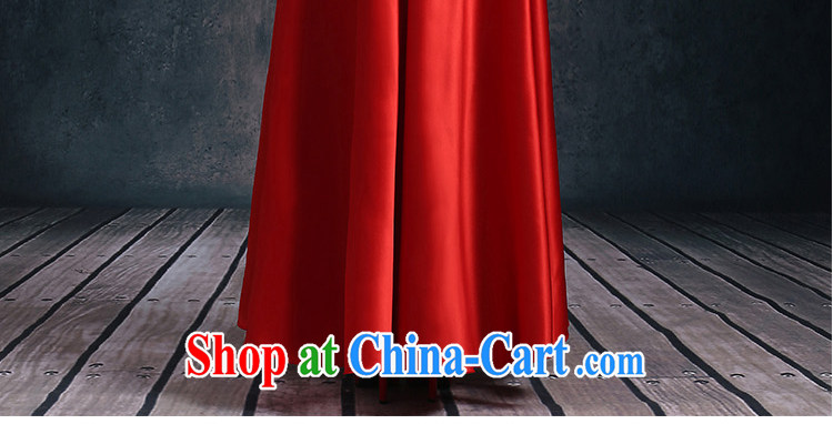 Qi wei bridal show reel new, summer 2015 new Chinese wedding toast long-sleeved clothing wedding dresses red cheongsam dress retro-soo kimono red XXL pictures, price, brand platters! Elections are good character, the national distribution, so why buy now enjoy more preferential! Health