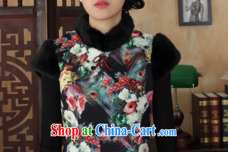 Shanghai, optimize purchase Chinese improved cheongsam dress short skirt winter clothing New-wool dresses beauty picture color 40/XXL pictures, price, brand platters! Elections are good character, the national distribution, so why buy now enjoy more preferential! Health