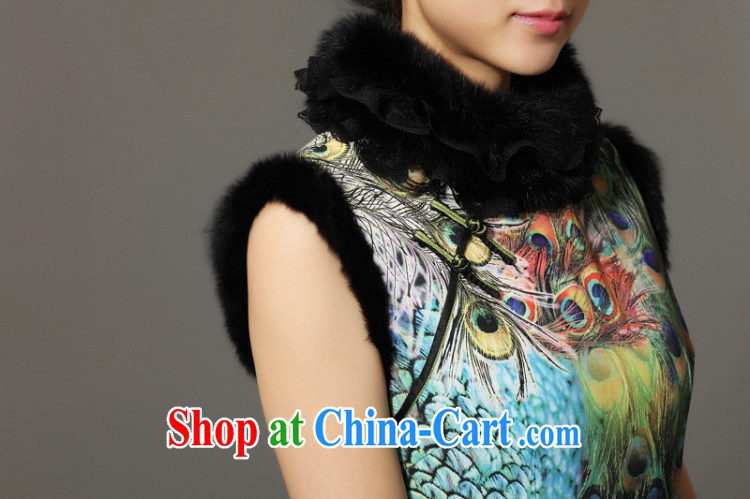 spend the winter and autumn cotton cheongsam dress Chinese Chinese, for rabbit hair for Peacock on display improved cotton cheongsam dress attire such as the color 2 XL pictures, price, brand platters! Elections are good character, the national distribution, so why buy now enjoy more preferential! Health