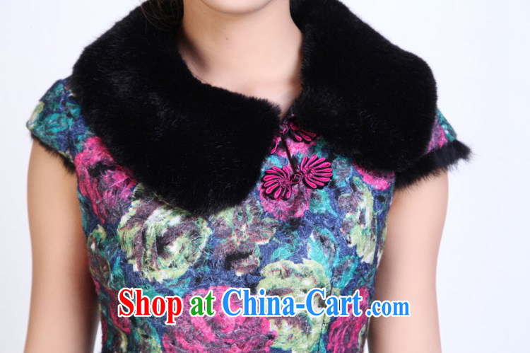 Take the cheongsam dress Tang with autumn and winter fashion so gross for improved cheongsam dress Manually Take Charge cheongsam dress bows white 2XL pictures, price, brand platters! Elections are good character, the national distribution, so why buy now enjoy more preferential! Health