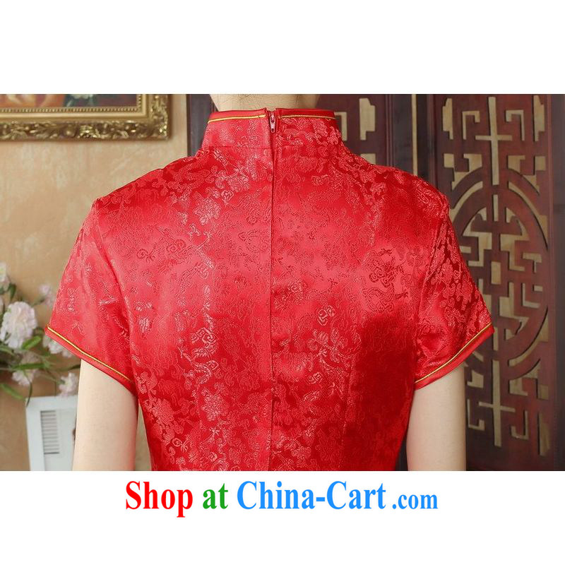 Jing An outfit, Ms. Tang on the collar damask long cheongsam dress dresses red 2 XL, an Jing, and shopping on the Internet