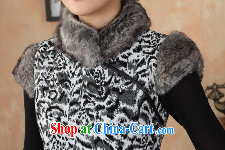 Jing An outfit, Ms. Tang with improved winter dresses, for the waist dress dresses gray 2 XL pictures, price, brand platters! Elections are good character, the national distribution, so why buy now enjoy more preferential! Health