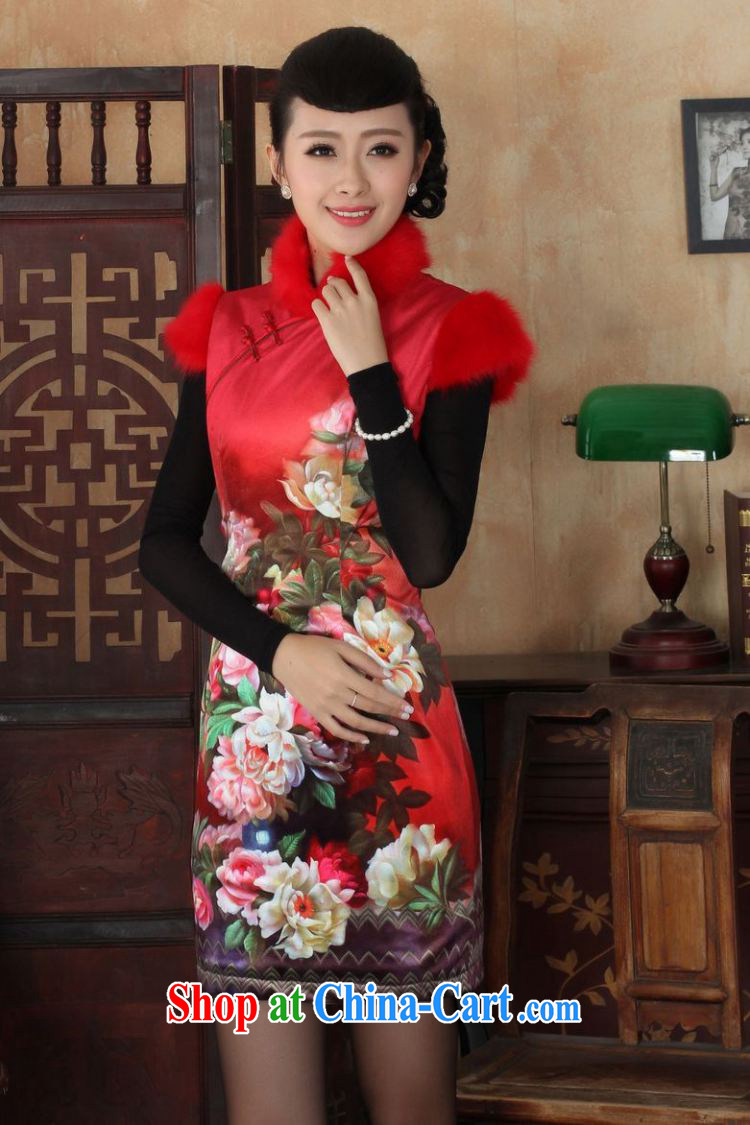 Jing An outfit, Ms. Tang with improved winter dresses, for the waist dress dresses - C picture color 2 XL pictures, price, brand platters! Elections are good character, the national distribution, so why buy now enjoy more preferential! Health