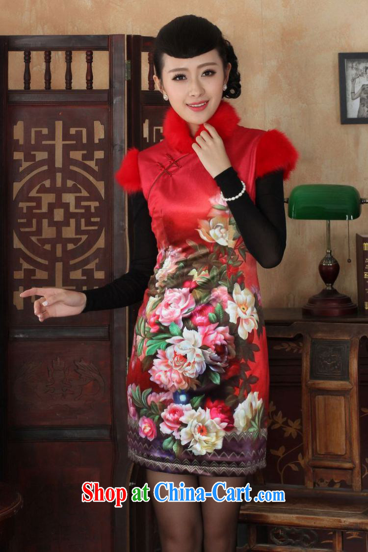 Jing An outfit, Ms. Tang with improved winter dresses, for the waist dress dresses - C picture color 2 XL pictures, price, brand platters! Elections are good character, the national distribution, so why buy now enjoy more preferential! Health