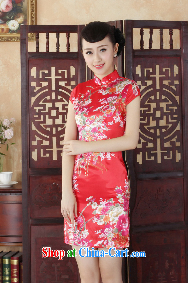 Jing An outfit, Ms. Tang is improved summer dresses, for peony flowers dress dresses - A black L pictures, price, brand platters! Elections are good character, the national distribution, so why buy now enjoy more preferential! Health