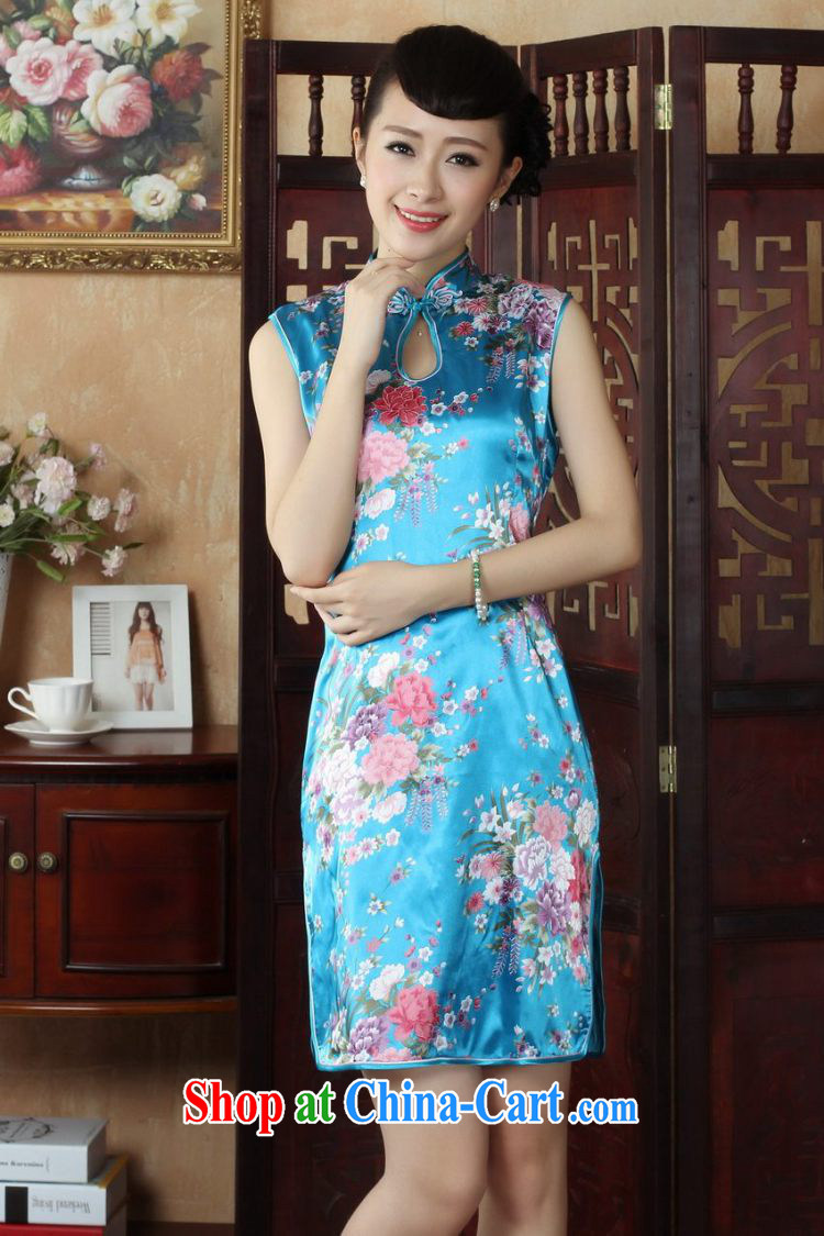 Jing An outfit, Ms. Tang is improved summer dresses, for a tight stamp collection waist dress dresses J 5022 white 2XL pictures, price, brand platters! Elections are good character, the national distribution, so why buy now enjoy more preferential! Health