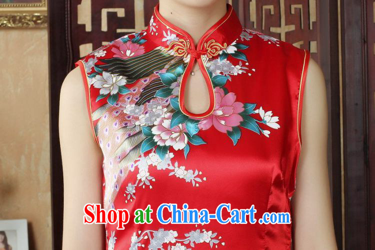 Jing An outfit, Ms. Tang is improved summer dresses, for the hard-pressed Peacock short cheongsam dress dresses J 5143 white 2XL pictures, price, brand platters! Elections are good character, the national distribution, so why buy now enjoy more preferential! Health