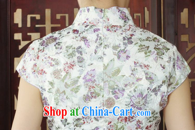Jing An outfit, Ms. Tang is improved summer dresses V collar embroidered a waist dress dresses picture color 2 XL pictures, price, brand platters! Elections are good character, the national distribution, so why buy now enjoy more preferential! Health