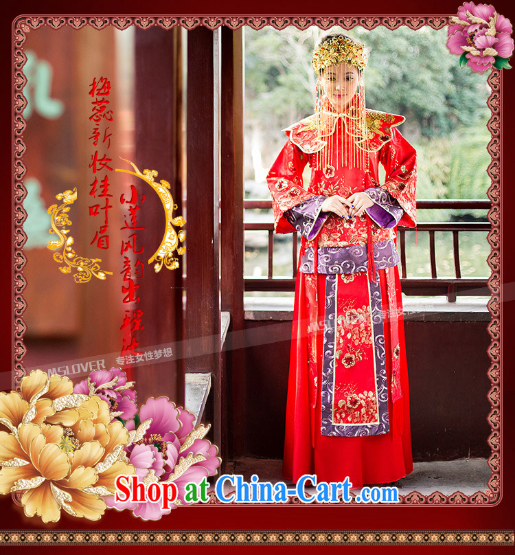 MSLover full chamber, new Chinese brides long-sleeved retro, who married clothing dress dresses show reel XH serving 141,208 red L pictures, price, brand platters! Elections are good character, the national distribution, so why buy now enjoy more preferential! Health