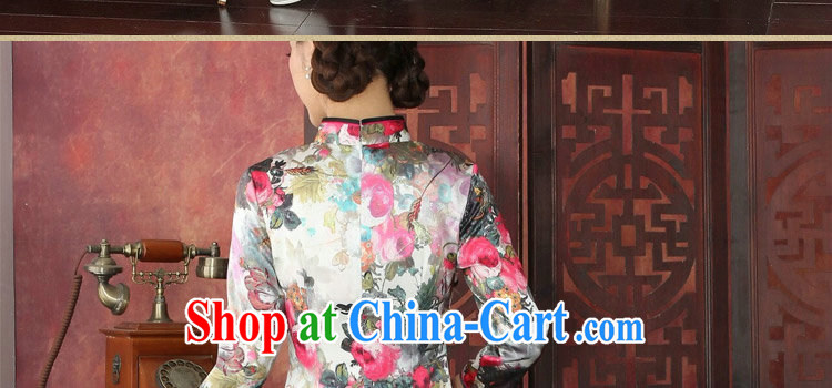 Take the cheongsam dress Chinese autumn and winter sauna long-sleeved Silk Cheongsam Chinese improved, for retro Silk Cheongsam 1025 #2 XL pictures, price, brand platters! Elections are good character, the national distribution, so why buy now enjoy more preferential! Health