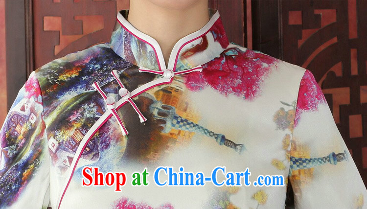 Take the cheongsam dress Chinese autumn and winter sauna long-sleeved Silk Cheongsam Chinese improved, for retro Silk Cheongsam1026 #2 XL pictures, price, brand platters! Elections are good character, the national distribution, so why buy now enjoy more preferential! Health