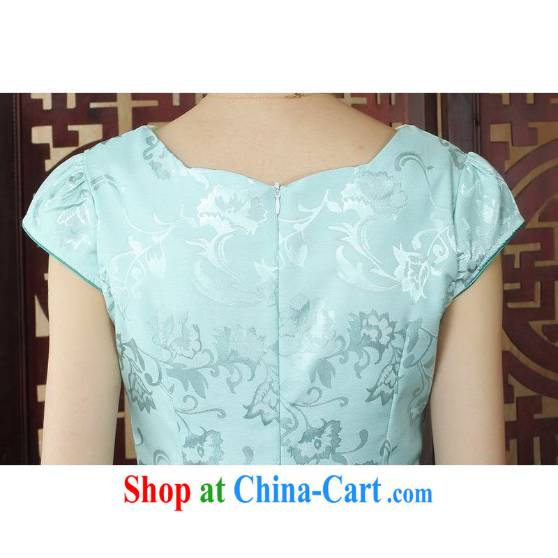 Miss Au King contributed Lady Jane, Jacob embroidery cheongsam improved cheongsam dress summer exclusive fashion beauty dresses D 0243 2XL, facilitating Jing, shopping on the Internet