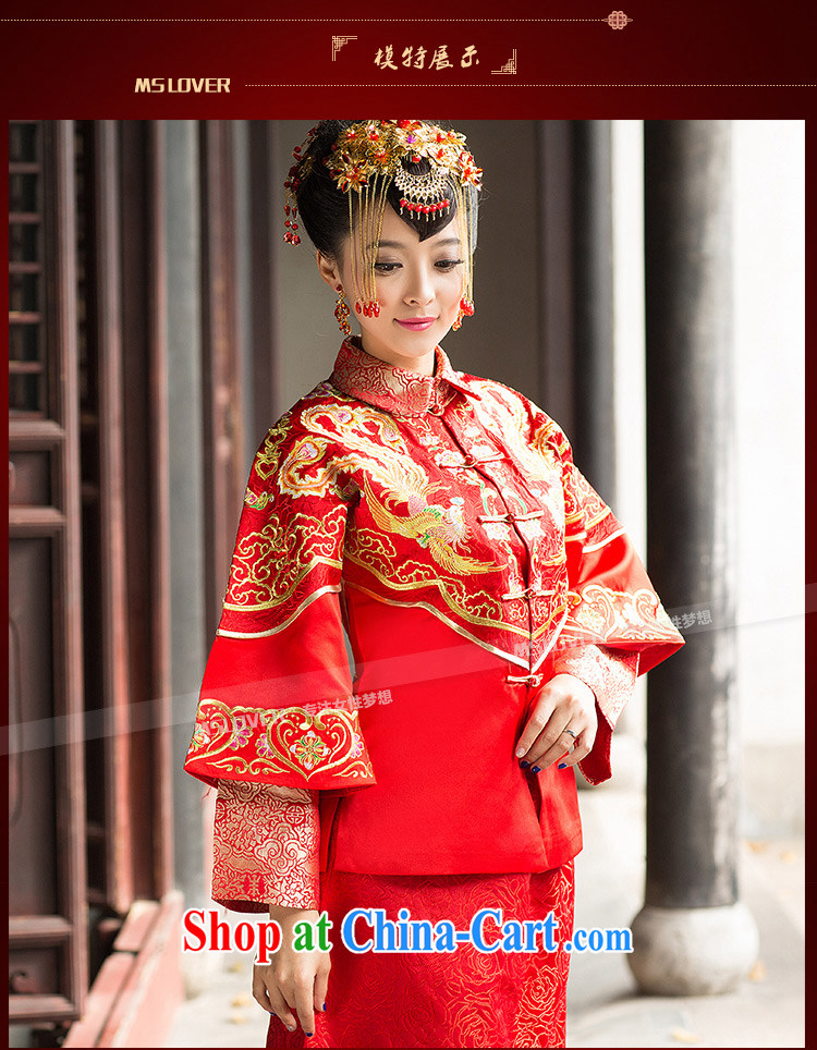 MSLover Bong-The cloud new Chinese brides retro married Yi bows dress cheongsam embroidery show reel XH serving 141,206 red XL pictures, price, brand platters! Elections are good character, the national distribution, so why buy now enjoy more preferential! Health