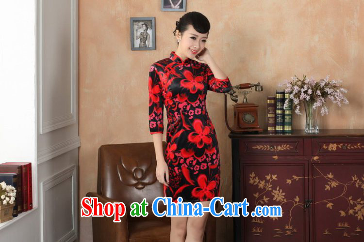 Miss Au contributed new-stretch the wool dresses 7 cuff autumn and winter dresses, dresses red 2 XL pictures, price, brand platters! Elections are good character, the national distribution, so why buy now enjoy more preferential! Health