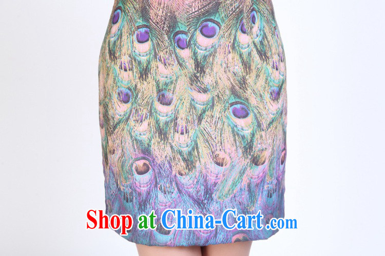 Take the female dresses autumn and winter Chinese Chinese, for Peacock on display improved rabbit hair cheongsam dress qipao annual dress pink 2 XL pictures, price, brand platters! Elections are good character, the national distribution, so why buy now enjoy more preferential! Health