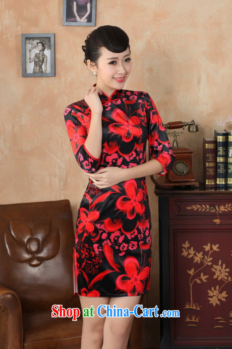 He Jing Ge New-stretch the wool dresses 7 sub-cuff autumn and winter dresses, dress royal blue 2 XL pictures, price, brand platters! Elections are good character, the national distribution, so why buy now enjoy more preferential! Health