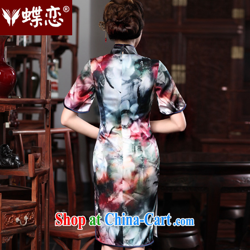Butterfly Lovers spring 2015 the new, improved stylish horn cuff cheongsam dress everyday style short-sleeved qipao 49,186 figure XXXL, Butterfly Lovers, shopping on the Internet