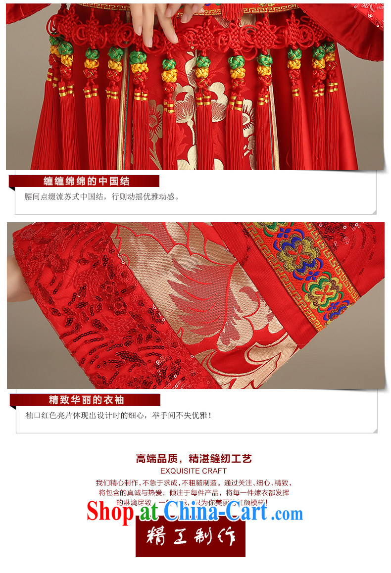 Code Hang Seng bride spring 2015, bride of Phoenix Chinese Soo Wo service retro long-sleeved dresses and stylish married woman serving toast 5 Bok-su Wo service red L pictures, price, brand platters! Elections are good character, the national distribution, so why buy now enjoy more preferential! Health