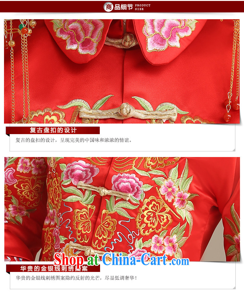 Code Hang Seng bridal bridal show reel service use phoenix spring 2015 stylish bows serving Chinese style wedding dresses antique 5 well Phoenix also married Yi red XL pictures, price, brand platters! Elections are good character, the national distribution, so why buy now enjoy more preferential! Health