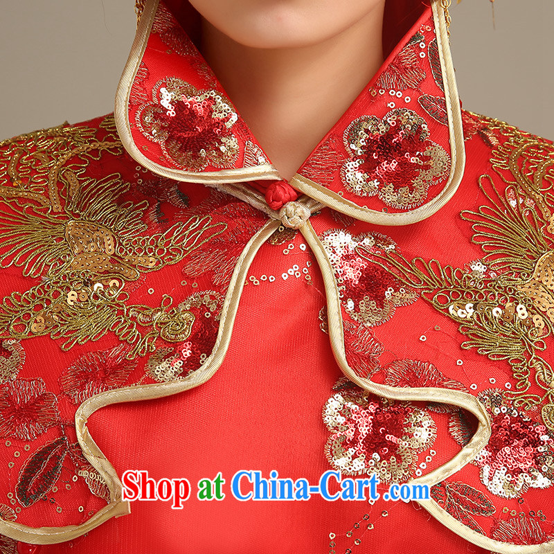 Code hang bridal 2015 spring toast, serving red cheongsam dress Soo wo service 5 well Phoenix cheongsam use Chinese long antique dresses two piece red L atypical pneumonia, Hang Seng bride, shopping on the Internet