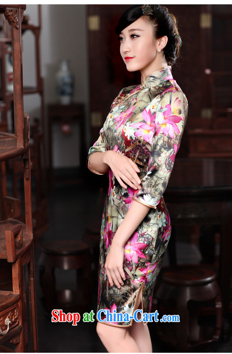 Butterfly Lovers crayons to 2015 spring new stylish improved temperament retro 7 cuff Silk Cheongsam 49,188 figure XXL pictures, price, brand platters! Elections are good character, the national distribution, so why buy now enjoy more preferential! Health