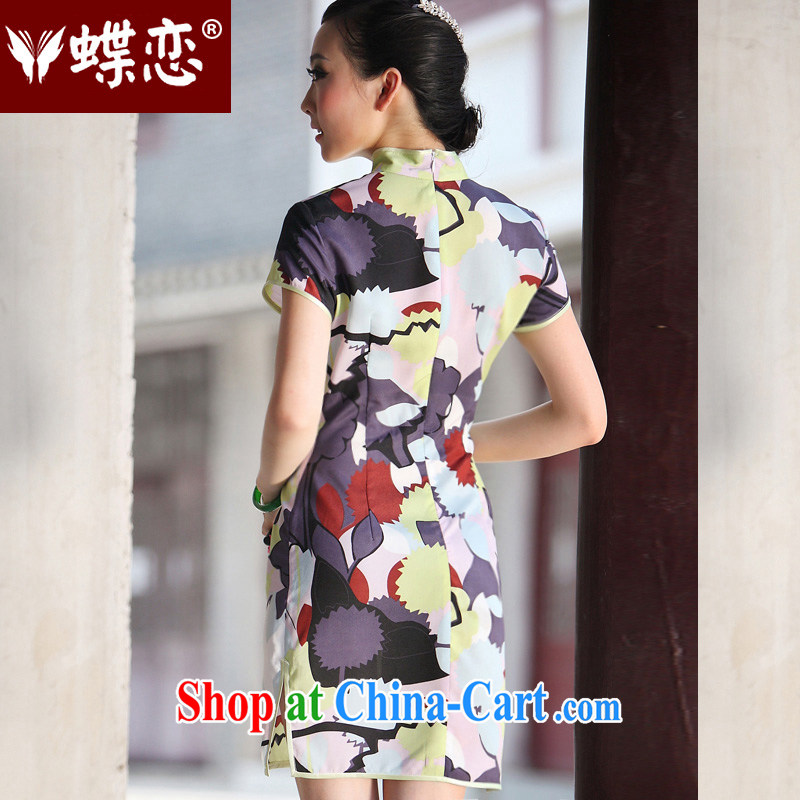 Butterfly Lovers lovely Colorful spring 2015 the new retro style improved cultivating short daily outfit 49,190 figure XL, Butterfly Lovers, shopping on the Internet