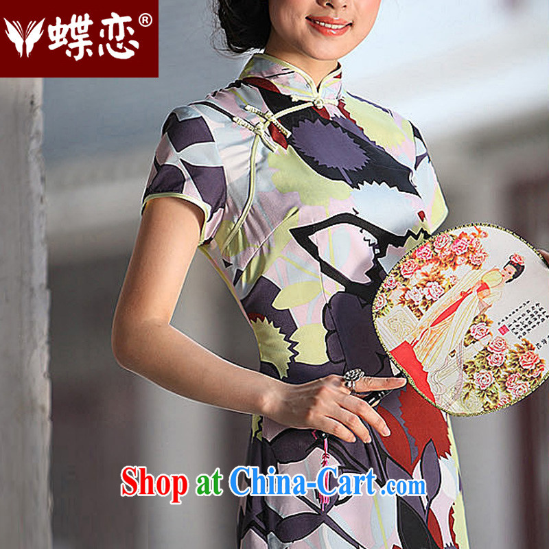 Butterfly Lovers lovely Colorful spring 2015 the new retro style improved cultivating short daily outfit 49,190 figure XL, Butterfly Lovers, shopping on the Internet