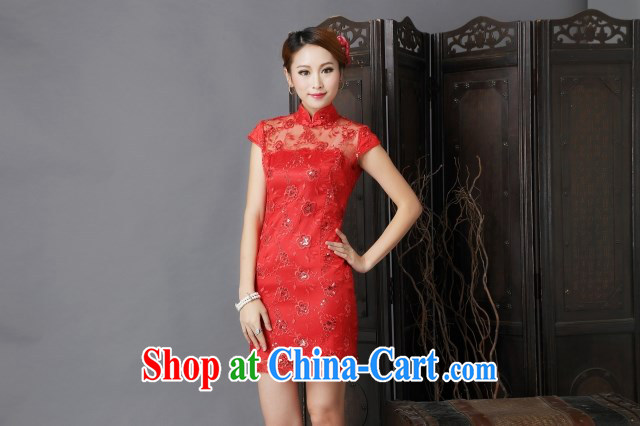 Love, Uganda, the payment 2015 new marriages retro improved red toast clothing qipao show annual wedding dress qipao toast serving red XL pictures, price, brand platters! Elections are good character, the national distribution, so why buy now enjoy more preferential! Health