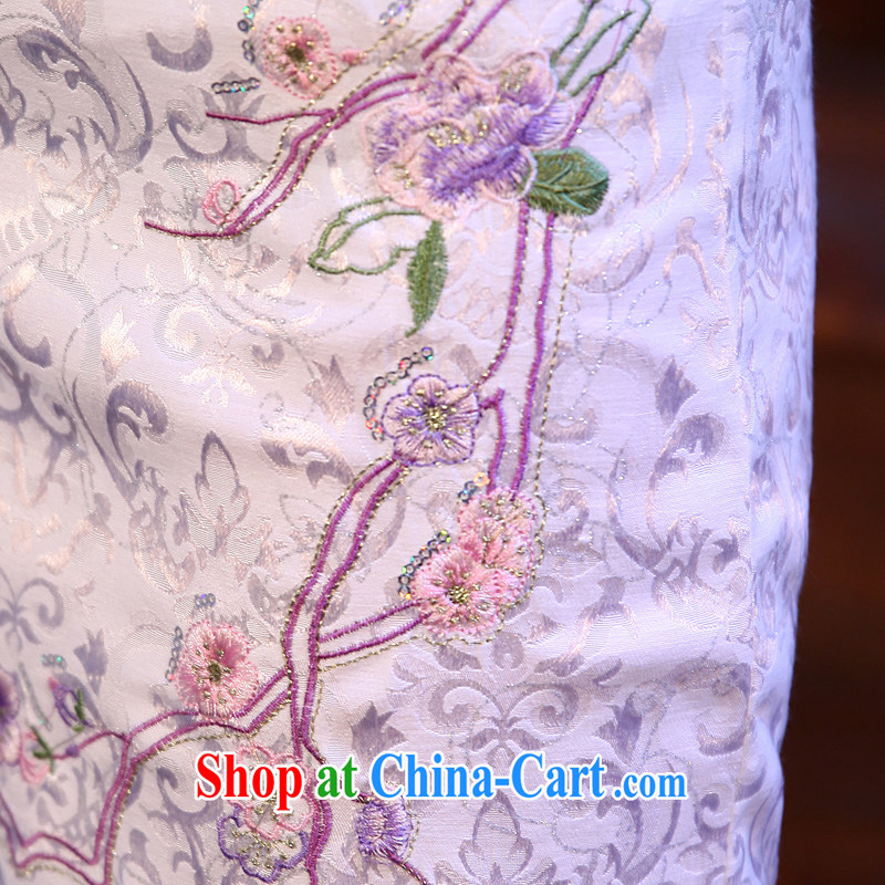 The pro-am 2015 as soon as possible new summer day retro improved stylish short, cultivating cheongsam dress dress white M-40, pro-am, shopping on the Internet