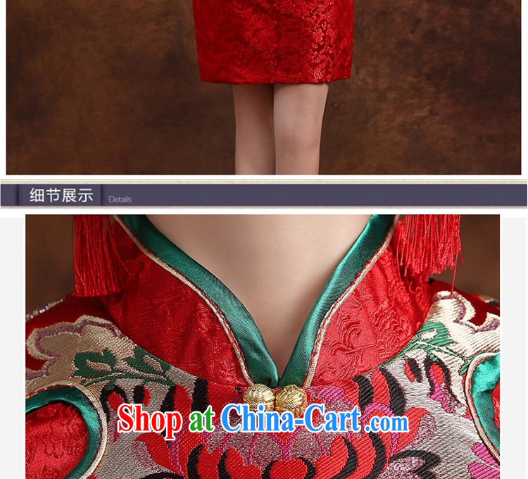 J. MIA dresses 2015 new wedding dresses serving toast wedding retro improved stylish bridal red short dress red XS pictures, price, brand platters! Elections are good character, the national distribution, so why buy now enjoy more preferential! Health