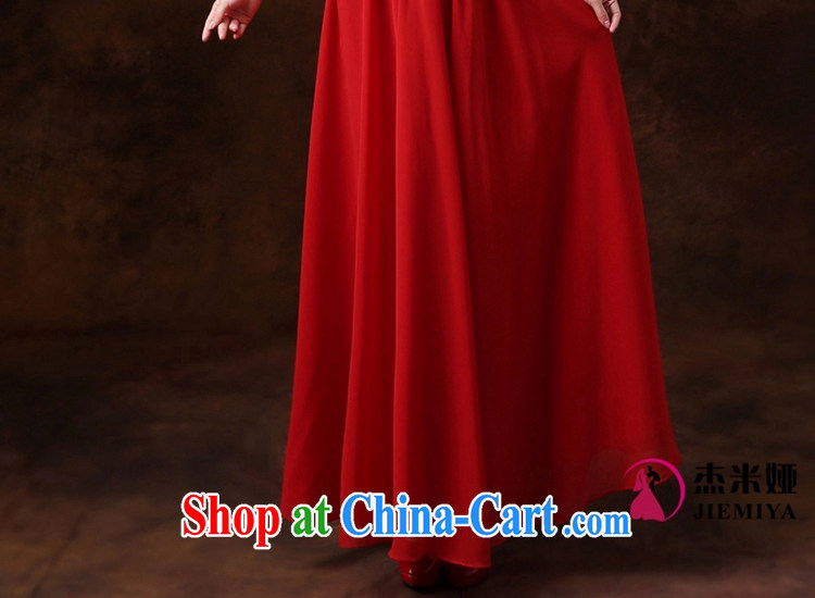 Cheng Kejie MIA toast clothing dresses 2015 new long-sleeved Sau Wo service Chinese brides improved retro bridal wedding dress red XS pictures, price, brand platters! Elections are good character, the national distribution, so why buy now enjoy more preferential! Health