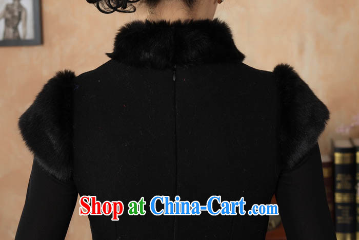 Ko Yo vines into colorful spring 2015 New Tang with stylish hair is gross and elegant classic for the tie-clip elegant short-sleeved qipao Y 0009 black 175/2 XL pictures, price, brand platters! Elections are good character, the national distribution, so why buy now enjoy more preferential! Health