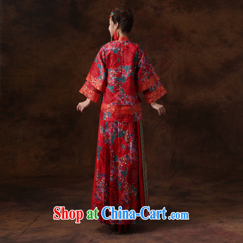 Cheng Kejie MIA 2014 new wedding dresses, Sau Wo Service Bridal Chinese bows served long-sleeved wedding dresses show kimono red are code, Jake Mia, and shopping on the Internet