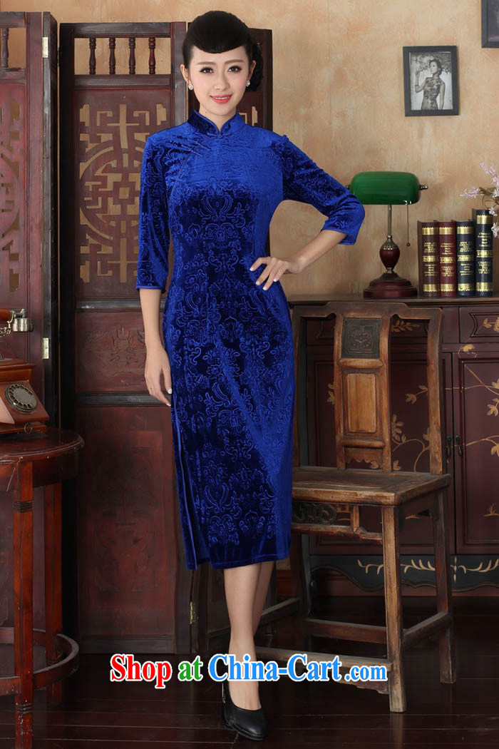 Ko Yo vines into colorful spring 2015 New Classic short spring loaded gold velour style solid color ramp ends, for antique and elegant 5 cuff short cheongsam TD TD 0039 0039 175/2 XL pictures, price, brand platters! Elections are good character, the national distribution, so why buy now enjoy more preferential! Health