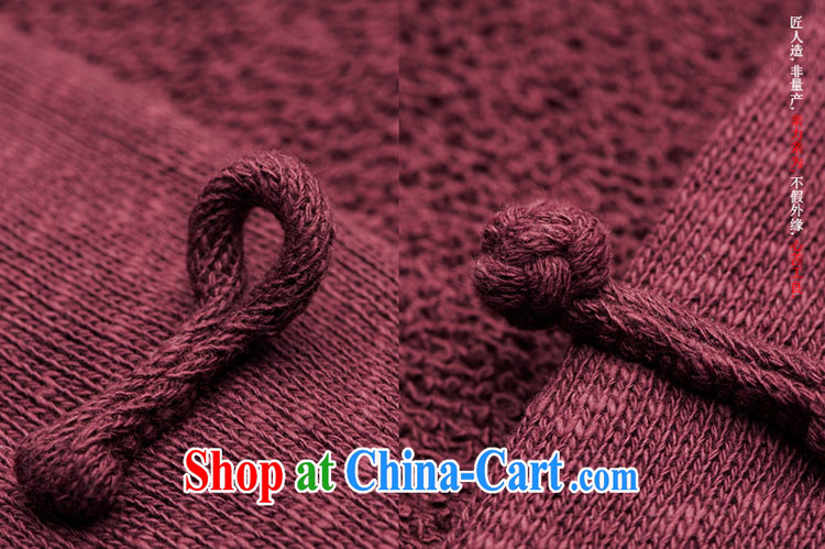 Fujing Qipai Tang new stylish Tang women jacket China wind Women warm T-shirt Terry knit-chinese-tie, for the Netherlands National retro female literary and artistic atmosphere pictures, price, brand platters! Elections are good character, the national distribution, so why buy now enjoy more preferential! Health