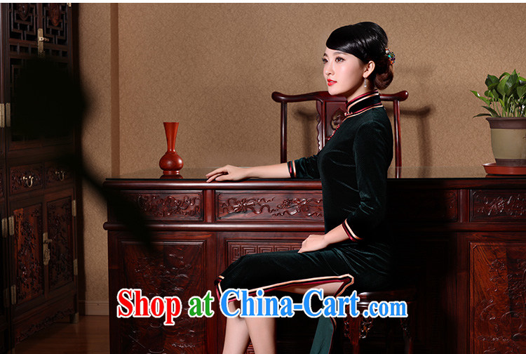 Bird lovers of 2015 spring new retro style cheongsam dress stylish improved long, plush robes MOSS XXL - pre-sale 10 days for the pictures, price, brand platters! Elections are good character, the national distribution, so why buy now enjoy more preferential! Health