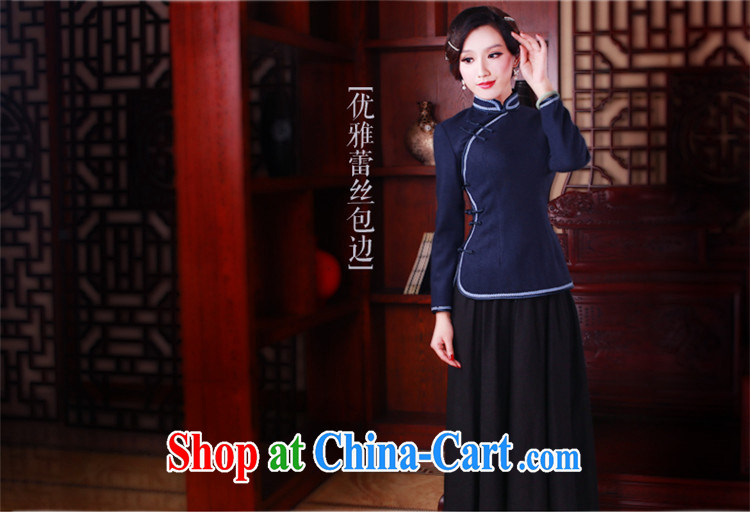 ruyi, 2015 new Chinese T-shirt autumn and winter clothes girls long-sleeved jacket Chinese girls, Chinese 5061 blue XXL pre-sale 5 Days pictures, price, brand platters! Elections are good character, the national distribution, so why buy now enjoy more preferential! Health
