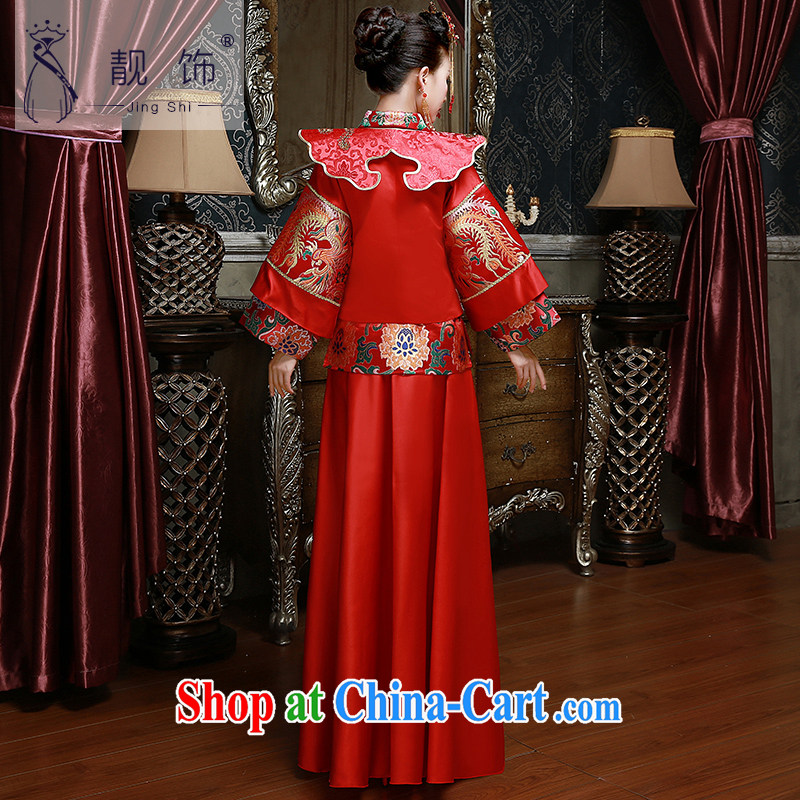 Beautiful ornaments 2015 new show reel service marriages served toast long red festive outfit Kit retro-su wo service 010 XL, beautiful ornaments JinGSHi), and, on-line shopping